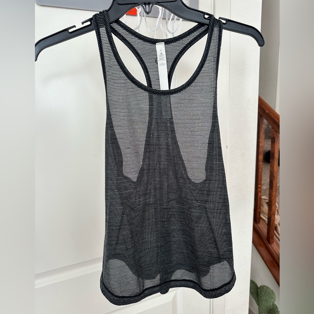 See through work out tank lululemon